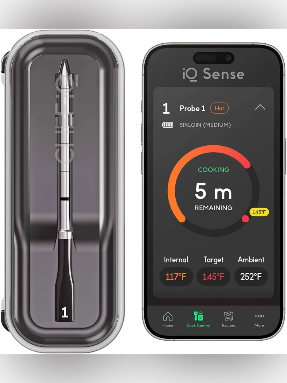 Chef iQ Sense Smart Charging Hub for Meat Thermometer BBQ Grilling Grill